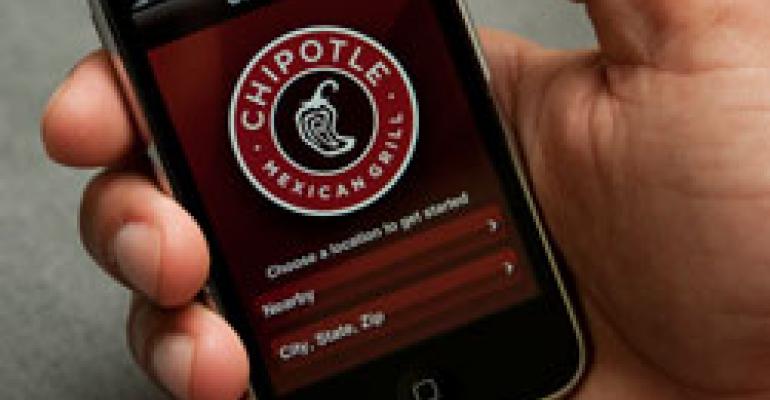 Chipotle debuts iPhone ordering app