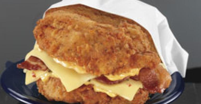 KFC confirms test of meaty Double Down
