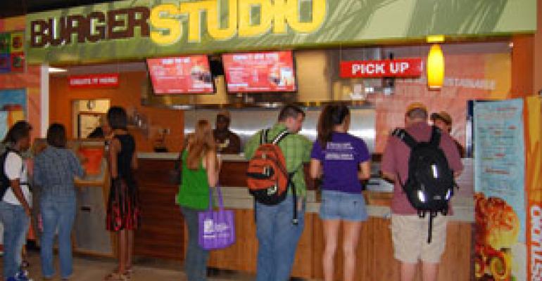 Aramark debuts touch-screen Burger Studio
