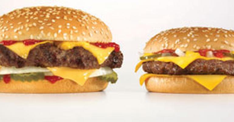 Carl&#039;s Jr. touts value of new cheeseburger