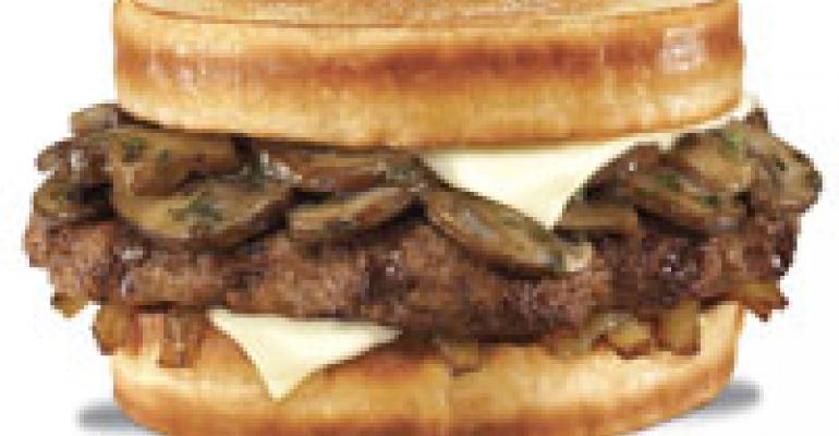 Hardee&#039;s debuts Portobello Mushroom Melt Thickburger