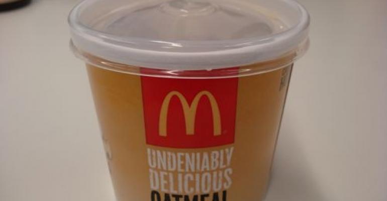 McDonald&#039;s tests $1.99 oatmeal