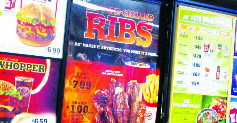 Experts say BK’s $8.99 ribs could spark guest pushback