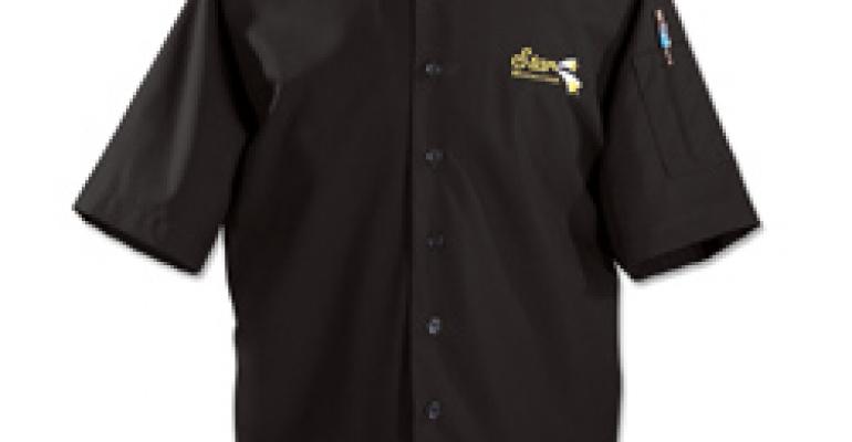 Happy Chef® Black Euro Chef Coat $8.95 