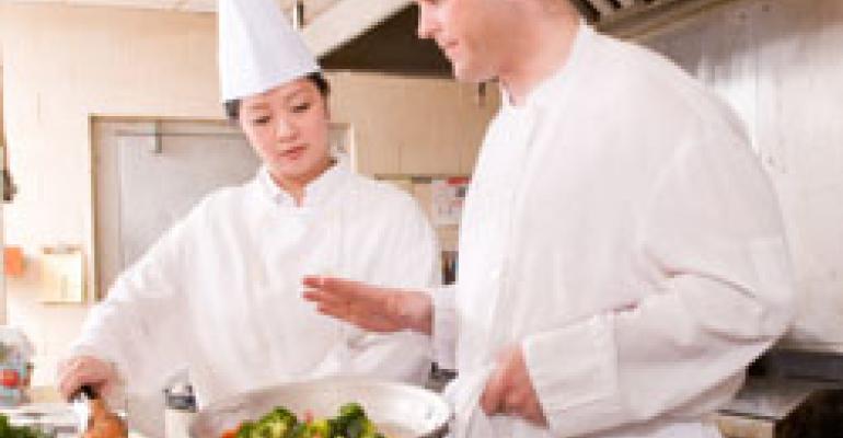 Executive chef salaries rise, line cook pay falls  