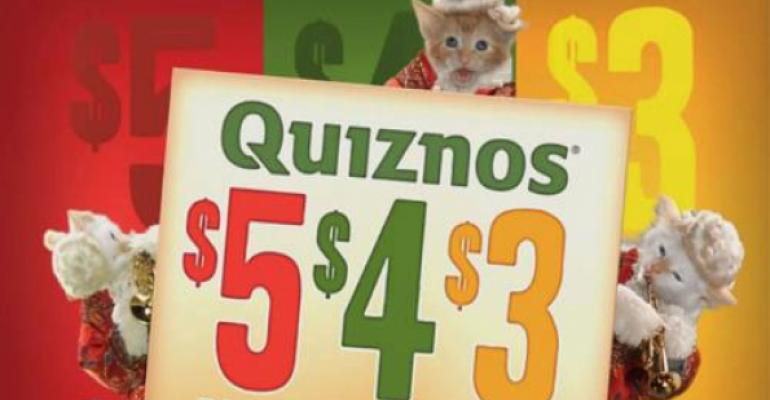 New ads tout Quiznos&#039; expanded value menu
