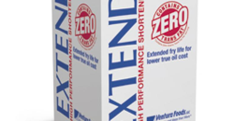 EXTEND® ZT High-Performance SHORTENING from Ventura Foods