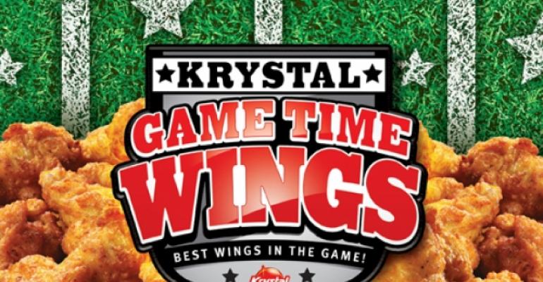 Krystal targets its sports fans with Game Time Wings
