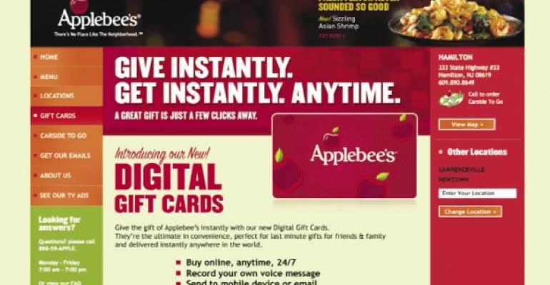 Virtual gift card trend opens more sales for chains