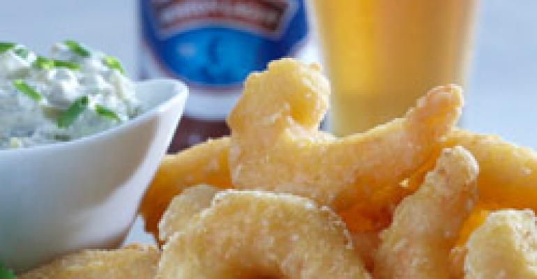 Mrs. Friday’s® Beer Battered Shrimp made with Samuel Adams Boston Lager®