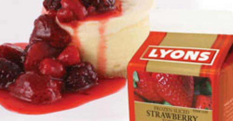 Lyons Frozen Fruit Toppings 