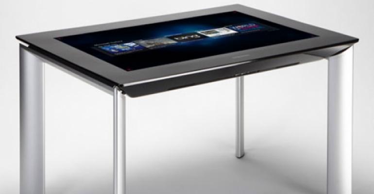 New tabletop technology showcased by Microsoft, Samsung