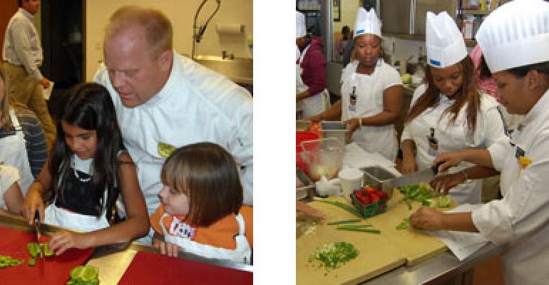 Cooking Matters for chefs and kids