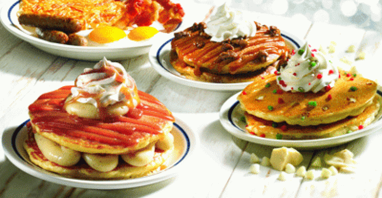 IHOP debuts holiday-themed pancakes