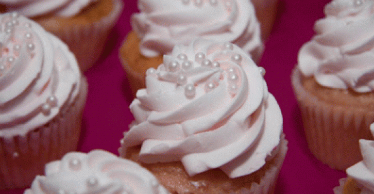Pink Champagne cupcakes