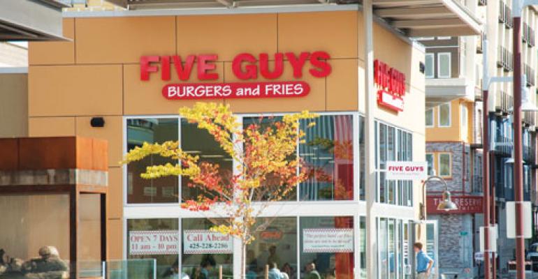 Survey: Consumers name Five Guys favorite burger chain