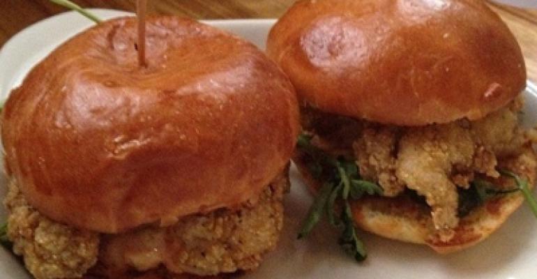 Oyster sliders