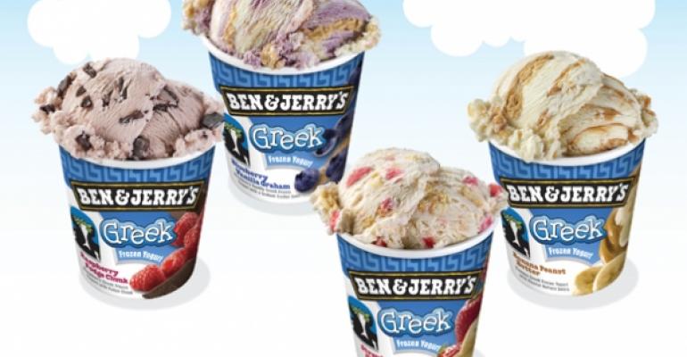 Ben  Jerrys Greek Frozen Yogurt