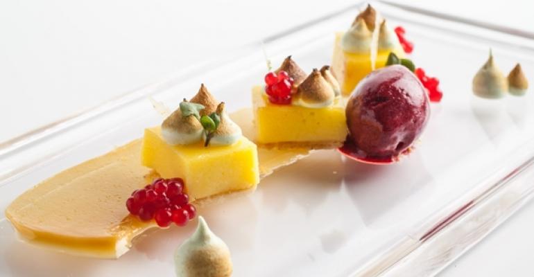 Pastry chef packs unusual flavors in compact menu