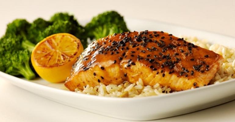 Cheddars Citrus Miso Glazed Salmon