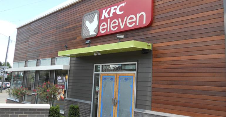 KFC elevens menu is built around boneless chicken