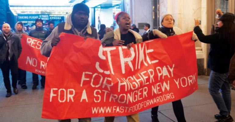 Fast Food Forward protest in New York