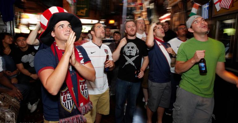 Spectators at Fado in Chicago