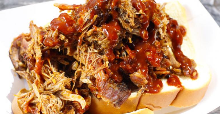 Townline BBQ in Sagaponack NY serves a variety of barbecue sandwiches