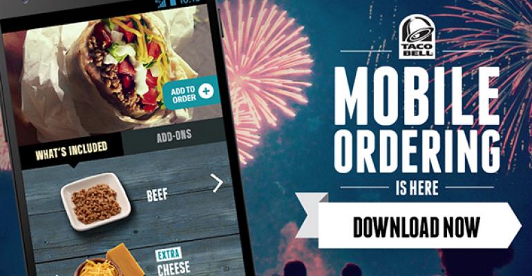 Taco Bell launches mobile ordering nationwide