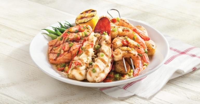 Red Lobster39s WoodGrilled Lobster Shrimp and Salmon