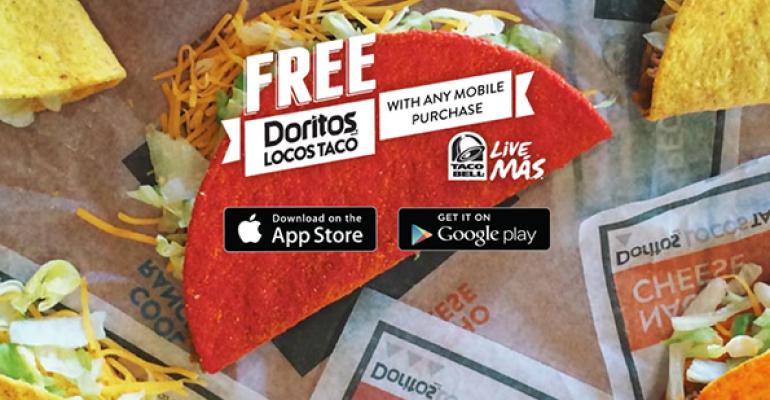 Taco Bell free Doritos Locos Taco offer