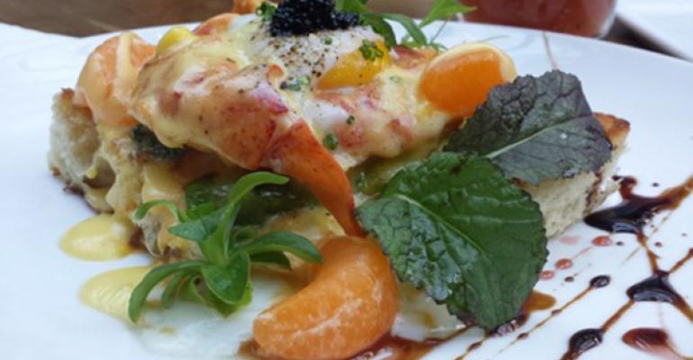 Firefly chef Paul Shoemakerrsquos lobstercentric riff on eggs benedict 