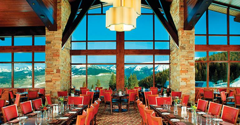 This skimountain restaurant in Vail Colo mixes warm homey ambiance with contemporary aspirations in Alpine cuisine inspired by French Swiss Italian and Rocky Mountain cooking