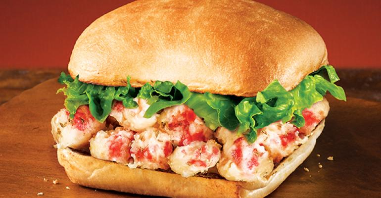 Fastcasual Quiznos adds luxury with a Lobster amp Seafood Salad Ciabatta