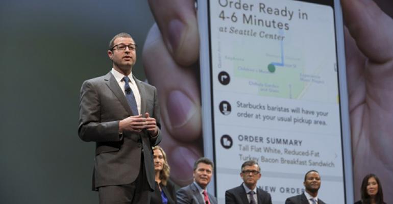 Adam Brotman Starbucks chief digital officer talks about delivery during  23rd annual shareholder meeting