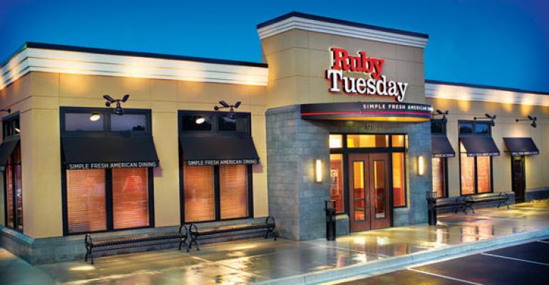 Ruby Tuesday emphasizing value, variety, families