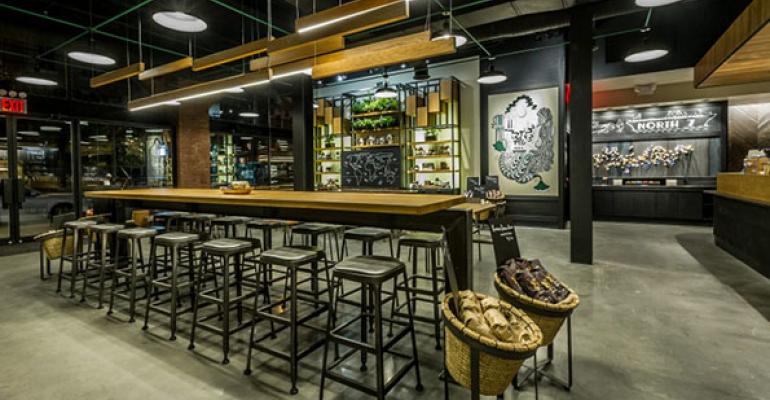 Starbucks location in the Williamsburg neighborhood of Brooklyn offers regular tastings of Starbucks Reserve coffees