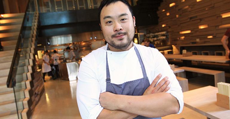 David Chang a prominent KoreanAmerican chef at his Momofuku restaurant in Toronto
