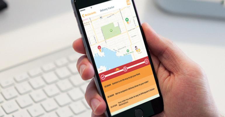 OrderUp39s delivery tracking technology