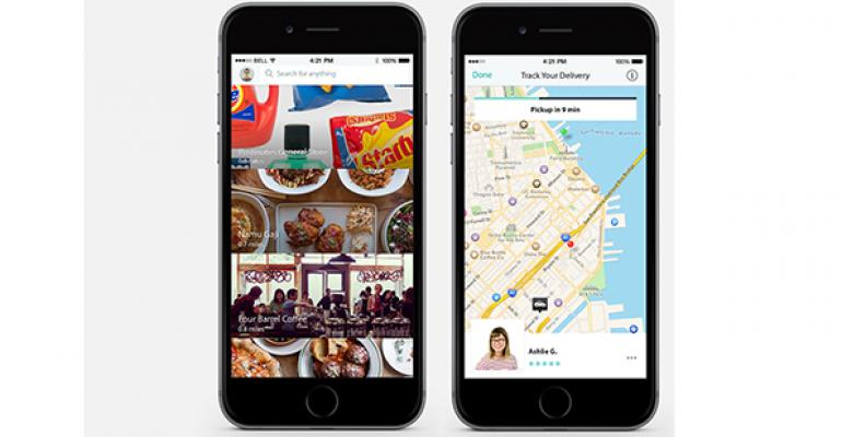 Postmates which was founded in 2011 has expanded to deliver food groceries more Photo Postmates