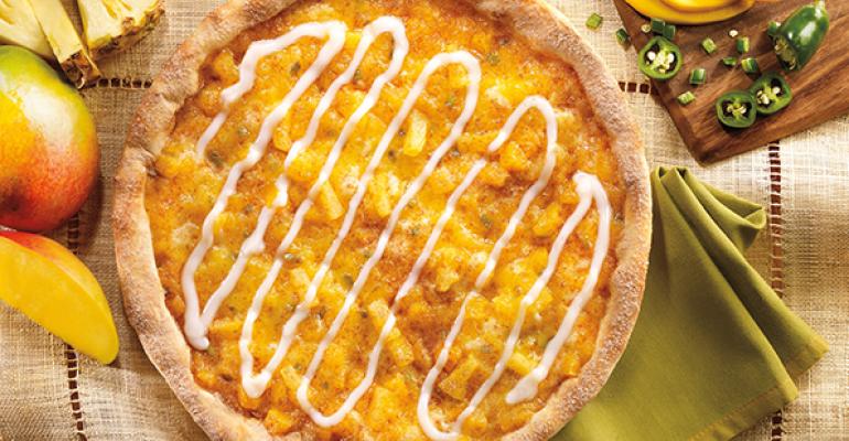 CiCi39s Fiery Mango Tango dessert pizza will be available systemwide through Aug 16