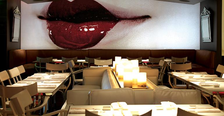 Interior of Katsuya in Hollywood