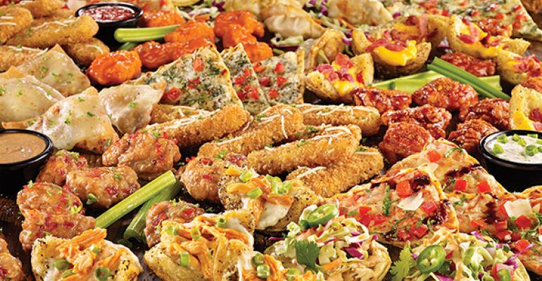 TGI Fridays has brought back its quotEndless Appetizersquot promotion priced at 10