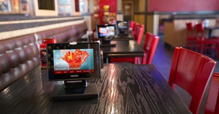 Red Robin39s touchscreen Ziosk tablets