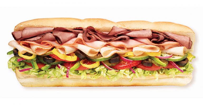 Subway Footlong sandwich