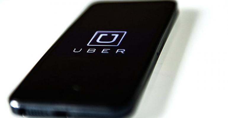 Uber smartphone