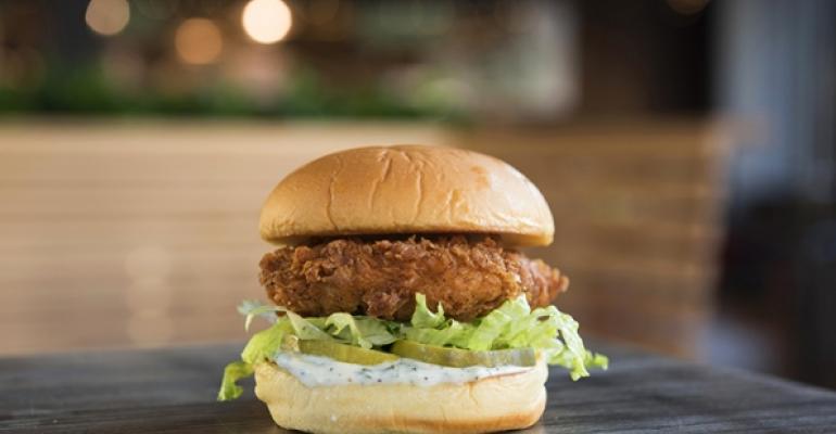 Chickn Shack chicken sandwich