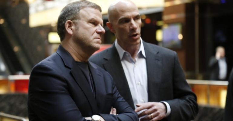 Tilman Fertitta left CEO of Landryrsquos Inc and Bob Meyer Landryrsquos vice president of purchasing Photos ldquoBillion Dollar Buyerrdquo