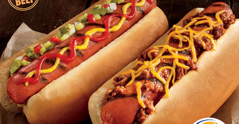 Hot dogs help Burger King sales