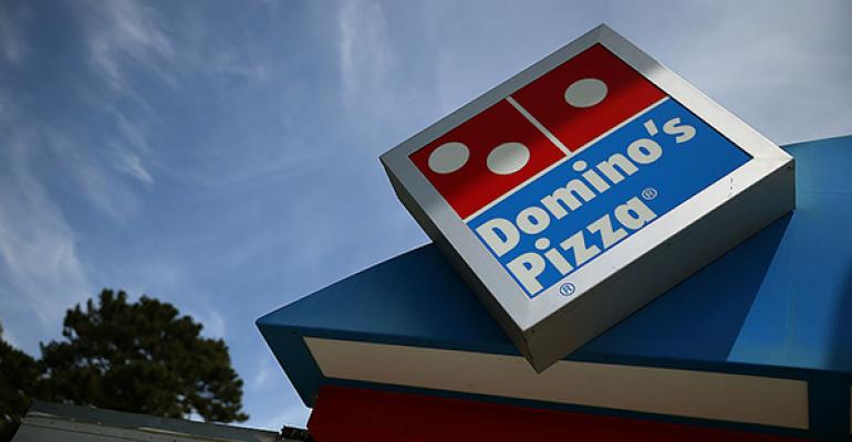 Dominos Pizza sign